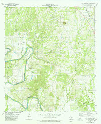 San Saba Peak 1980 topographic map thumbnail
