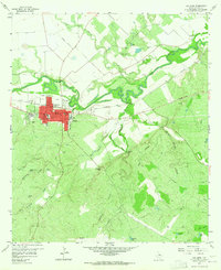 San Saba 1959 topographic map thumbnail