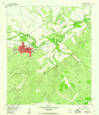 San Saba 1959 topographic map thumbnail