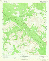 Sand Bluff Draw 1963 topographic map thumbnail