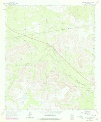 Sand Bluff Draw 1963 topographic map thumbnail