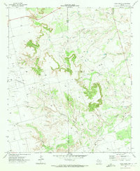 Sand Creek 1970 topographic map thumbnail