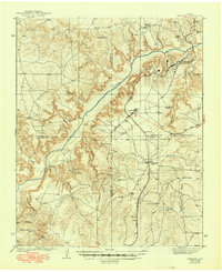 Sanford 1939 topographic map thumbnail