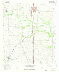 Sanger 1960 topographic map thumbnail