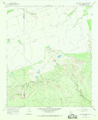 Santa Rosa Lake NW 1966 topographic map thumbnail
