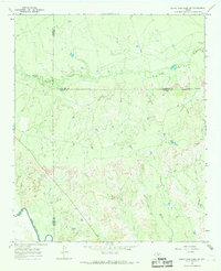 Santa Rosa Lake SW 1966 topographic map thumbnail