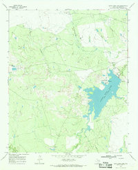 Santa Rosa Lake 1966 topographic map thumbnail