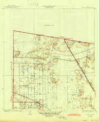 Santa Rosa 1933 topographic map thumbnail