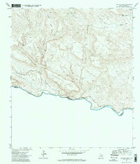 Santana Mesa 1971 topographic map thumbnail