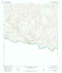Santana Mesa 1971 topographic map thumbnail