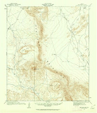 Santiago Peak 1917 topographic map thumbnail