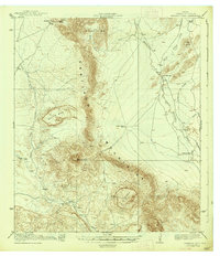 Santiago Peak 1938 topographic map thumbnail