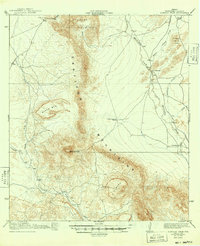 Santiago Peak 1938 topographic map thumbnail