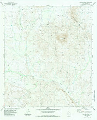 Santiago Peak 1983 topographic map thumbnail