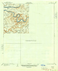 Santo 1931 topographic map preview
