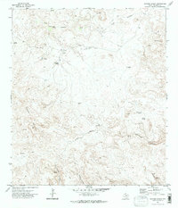 Sauceda Ranch 1971 topographic map thumbnail