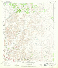 Savell Ranch 1967 topographic map thumbnail