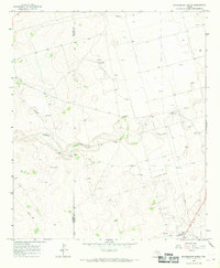 Scharbauer Ranch 1966 topographic map thumbnail