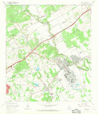 Schertz 1967 topographic map thumbnail
