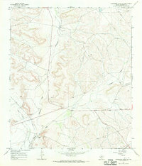 Schneeman Draw NW 1967 topographic map thumbnail