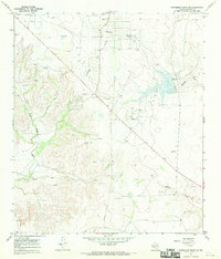 Schneeman Draw SE 1967 topographic map thumbnail