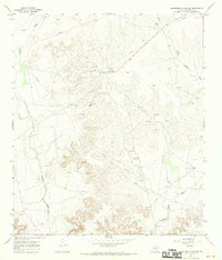 Schneeman Draw SW 1967 topographic map thumbnail