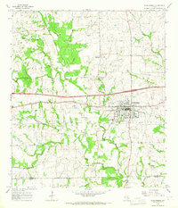 Schulenburg 1965 topographic map thumbnail