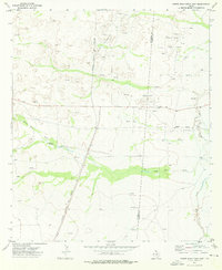 Screw Bean Draw East 1973 topographic map thumbnail