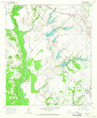 Scurry 1962 topographic map preview