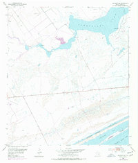 Seadrift NE 1952 topographic map thumbnail