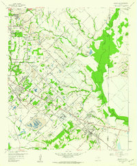 Seagoville 1959 topographic map thumbnail