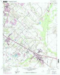 Seagoville 1959 topographic map thumbnail