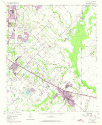 Seagoville 1959 topographic map thumbnail
