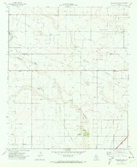Seagraves NW 1970 topographic map thumbnail