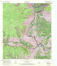 Negreet SW 1954 topographic map thumbnail