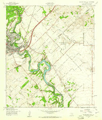 New Braunfels East 1958 topographic map thumbnail