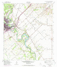 New Braunfels East 1958 topographic map thumbnail