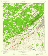 New Braunfels West 1958 topographic map thumbnail