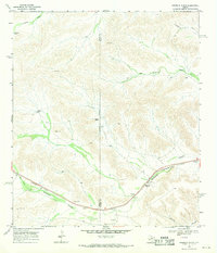 Ninemile Ranch 1968 topographic map thumbnail