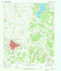 Nocona 1968 topographic map thumbnail