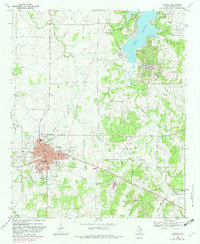 Nocona 1968 topographic map thumbnail