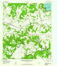 Nolanville 1958 topographic map thumbnail