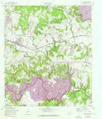 Nolanville 1958 topographic map thumbnail