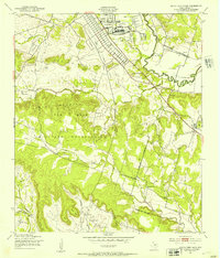 North Fort Hood 1947 topographic map thumbnail