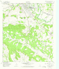 North Fort Hood 1958 topographic map thumbnail