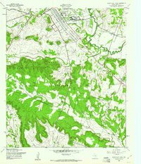 North Fort Hood 1958 topographic map thumbnail
