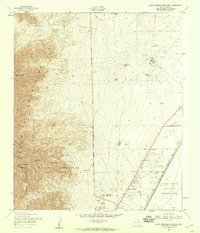 North Franklin Mountain 1955 topographic map thumbnail