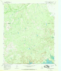 Northwest Lake Kemp 1966 topographic map preview
