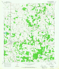 North Zulch 1965 topographic map thumbnail