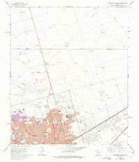 Northeast Midland 1965 topographic map thumbnail